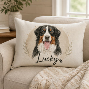 Custom Watercolor Pet Portrait Name Pillow - Personalized Pillow a08564a8-58f2-41ec-aa0f-b6519d52a5b3.jpg