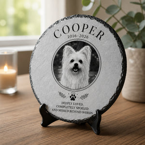 Slate Pet Memorial Stone – Photo, Name & Years - Personalized Slate Memorial Stone a08dc26d-aea8-4322-83b2-f4605e0ada93.jpg