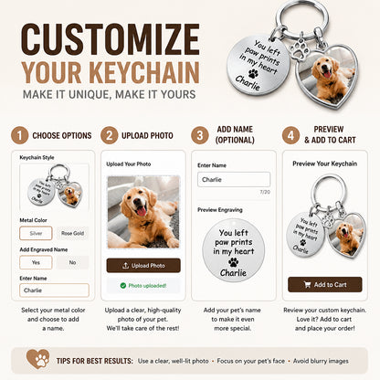 Pet Memorial Photo Charm Keychain — You left paw prints in my heart - Personalized Photo Charm Keychain a0d1422c-f044-4cd6-8dd5-54d344e36002.jpg