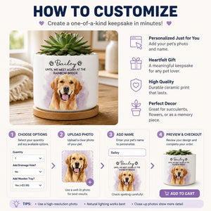 Pet Memorial Portrait Planter – Photo-to-Art with Name - Personalized Plant Pot & Vase a0d3470a-2b80-49dd-aee9-14e7f2c31f0e.jpg