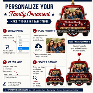 Patriotic Family Photo Ornament – 250 Years of Freedom (2026) - Personalized Shape Ornament a0e4a5f4-b636-4a13-bee5-e51b0b4d3def.jpg
