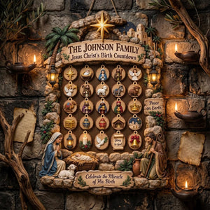Personalized Nativity Advent Calendar: Custom Wood Christmas Countdown Sign with Hanging Ornaments a0ead709-d02d-4f8a-ae0c-a80dab4dac69-il_1588xN.8573775433_9ckb.jpg