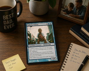 Custom MTG Card, Personalised MTG Card, Father's Day MTG custom card, Christmas MGT Card,Custom Dad MGT Card