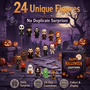 Halloween Countdown Calendar 2026, 24-Day Surprise Gift Box Containing a Mini Acrylic Flat Figure, Cute Ghost or Haunted House Set, 4 Styles a12369c2-1e9c-40d4-8a3e-d4265c188415-bbh-5-.webp