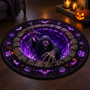 3D Halloween Skeleton Round Rugs, Gothic Skull, Spooky Haunted Well Decor, Horror Floor Mat a13225f8-5359-414e-a35d-901e7b128e79-baff49f5-030b-4c92-addb-ef9c12209ce5.png
