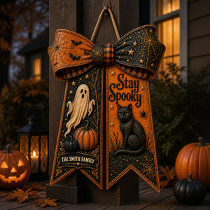 Stay Spooky Personalized Halloween Door Sign - Personalized Wood Sign a16e66b6-61bd-43f8-80ce-af6fd1acf346.jpg