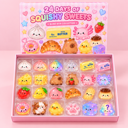 Trending Squishy Advent Calendar, Viral Squishy Blind Box, Kawaii Acrylic Charms for Kids, Boy Girl Christmas Gift, Dumpling Butter Cheese a1755273-fd79-402e-ba7e-f171b7bb21f0-e6ffaa94-8c5e-446a-b89b-6a10428699b1.png