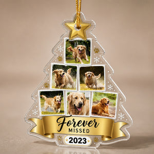 Forever Missed Memorial Pet Photo Tree Ornament (2023) - Personalized Transparent Acrylic Ornament a19b0bb4-beda-4917-96d5-95f70eaf8fbe.jpg