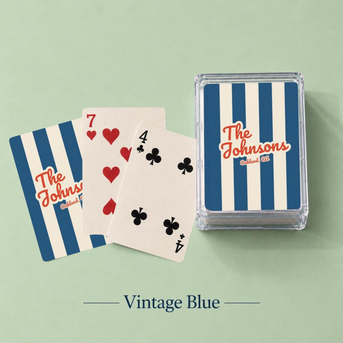 Personalized Retro Striped Playing Cards – Custom Family Name Card Deck, Lake House Cabin Gift, Girls Trip Keepsake, Wedding & Anniversary Gift a1b72637-8915-4800-a222-d4d0f59a2612-4.png
