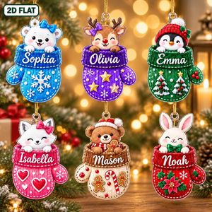 Personalized Christmas Ornament 2026, Custom Name Mitten Ornament, Cute Animal Christmas Tree Decor, Kids Holiday Keepsake Gift Christmas a1bbf3e6-02e4-4d3c-9bfd-7c33b9a5f7d4-tyhnjrAWhnjm-1-.png