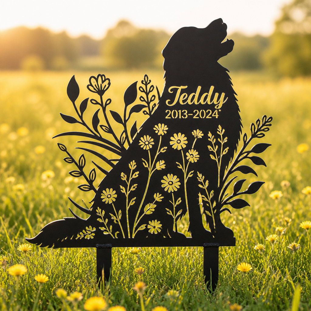 Dog Memorial Cut Metal Garden Sign – Custom Name & Years - Personalized Cut Metal Sign a1ceb5f7-a2bb-45ae-a520-bf77483278a1.png