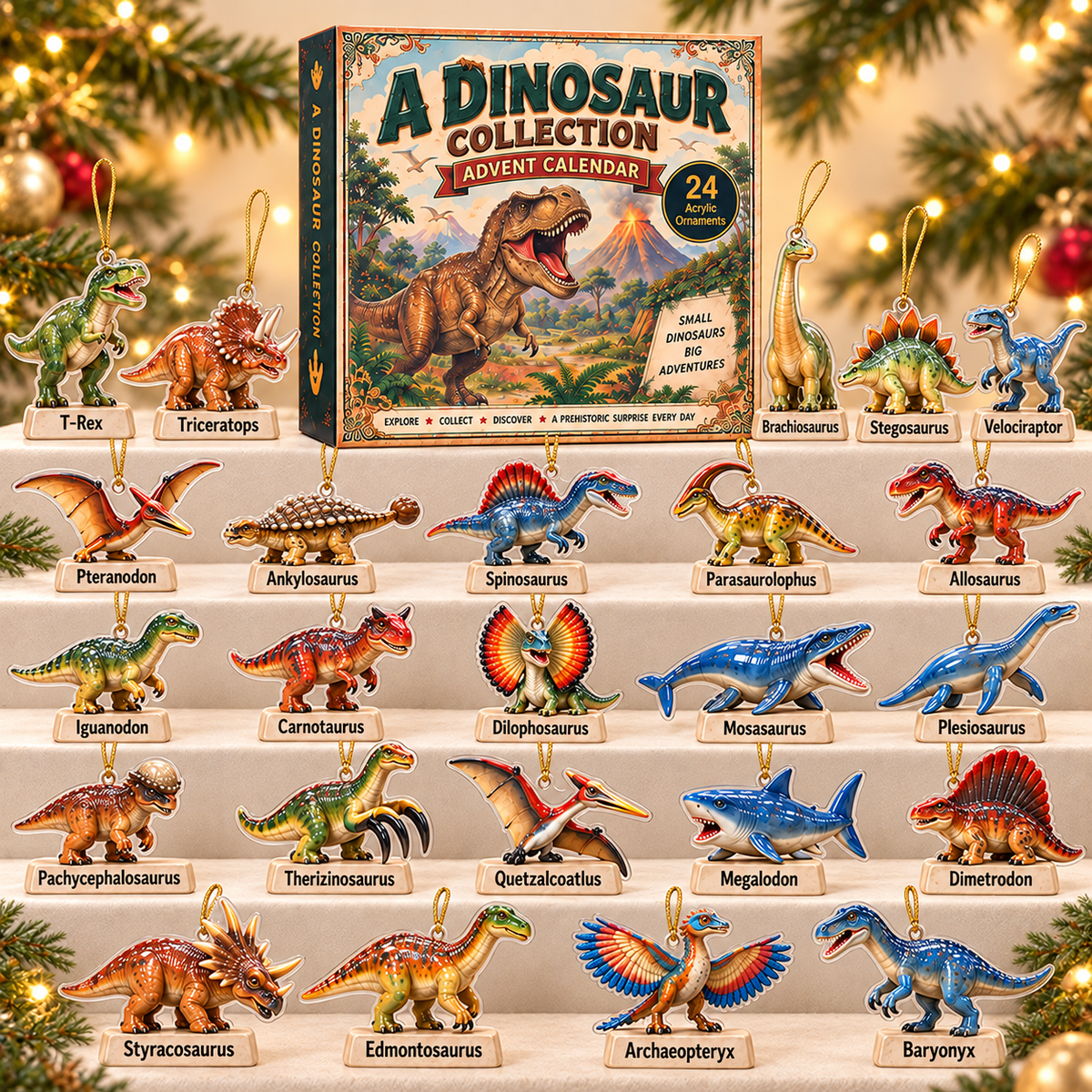 A Dinosaur Collection Advent Calendar 2026 - 24-Day Festive Countdown, Acrylic Charms Blind Box - Gift For Dinosaurs Lovers a208048a-2a42-40ff-9e5e-830783a2c48a-dinosaur-box-charms.png