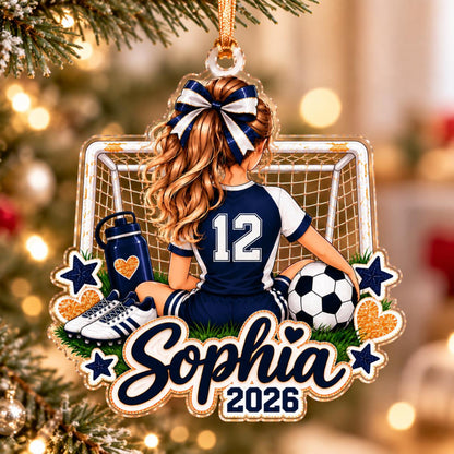 Personalized Soccer Girl Christmas Ornament, Custom Soccer Player Acrylic Ornament with Name & Jersey Number, Soccer Team Gifts for Girls a20c344b-0ab8-4534-af3b-26e1b3c49815-1.jpg