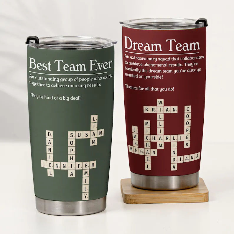 Personalized Best Team Ever Definition Tumbler Cup, Custom Chrismas Scrabble Gift For Coworkers Friend, Crossword Puzzle Exchange Gift For Family, Friends a220eb9d-ad84-480b-b281-d9bb49540aab-m4.png