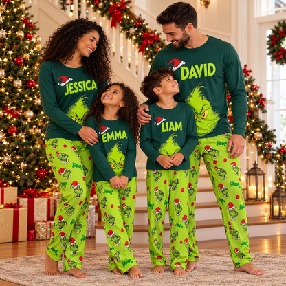Personalized Christmas Pajamas, Grinch Family Pajamas, Matching Christmas Green Family Pajamas, Couples Christmas Pajamas a22b1355-b41b-4760-93bc-6db9c2dfee44--nh-ChatGPT-14_03_29-22-thg-10-2026.png