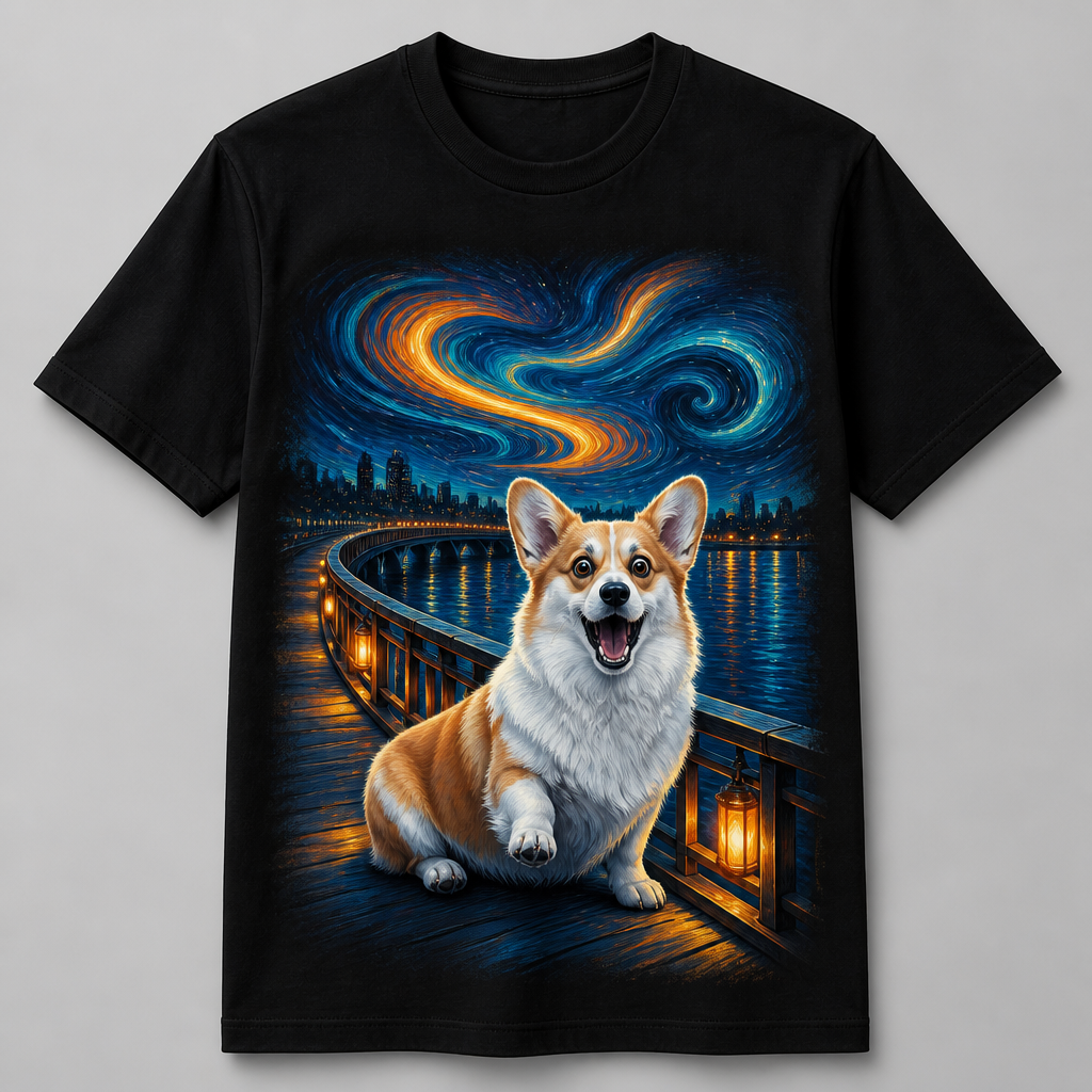 Custom Pet Portrait Tee – Electric Sky Edition - Personalized T-shirt a2308bd2-8648-4789-b09a-d43f65431842.png