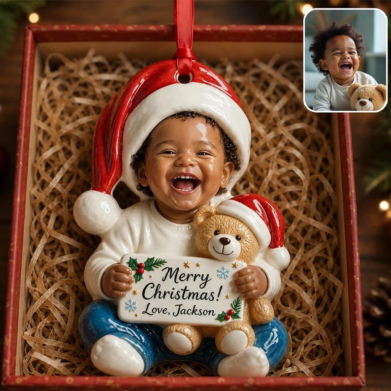Personalized 3D Ornament, Family Photo Merry Christmas Keepsake, Gift For  Kid a2316992-4b19-4946-8fef-75c435a3e160-mn6.jpg