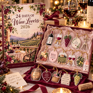 Wine Lovers Advent Calendar 2026, 24 Day Xmas Countdown, Wine Ornaments, Vineyard Holiday Gift, Sommelier Gift for Women, Wine Lover Decor a29254ae-68ac-4098-a49c-32b7a12ba637-9c7d7f4e-baeb-4972-9a3c-21403b6c0b42.png