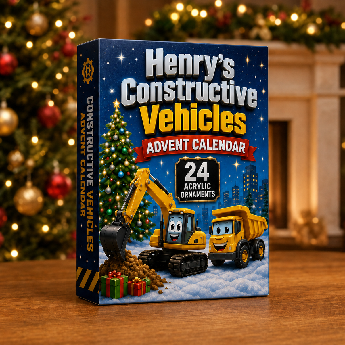 Constructive Vehicles Advent Calendar 2026 - 24-Day Festive Countdown, Acrylic Charms Blind Box - Gift For Kids, Family & Friends a297b51c-c294-4215-8362-988833796fc6-name.png