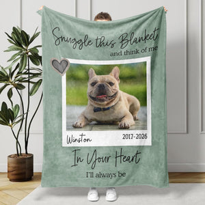 Personalized Dog Memorial Photo Blanket, Custom Pet Loss Keepsake, Pet Memory Gift, In Loving Memory Blanket a2a9494a-d456-460d-b32d-a0bd1796a7a5-il_fullxfull.8441578185_269u.jpg