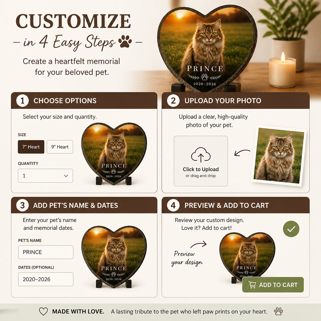 Heart Slate Pet Memorial Photo Stone – Name & Years - Personalized Slate Memorial Stone a2b55de5-7b02-4d52-8038-c73a092bbbb5.jpg