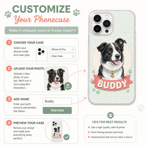 Custom Pet Portrait Phone Case (Photo Upload + Name) - Personalized Phonecase a2bda1cb-ccaa-4ed5-9600-b62afd7290a3.jpg