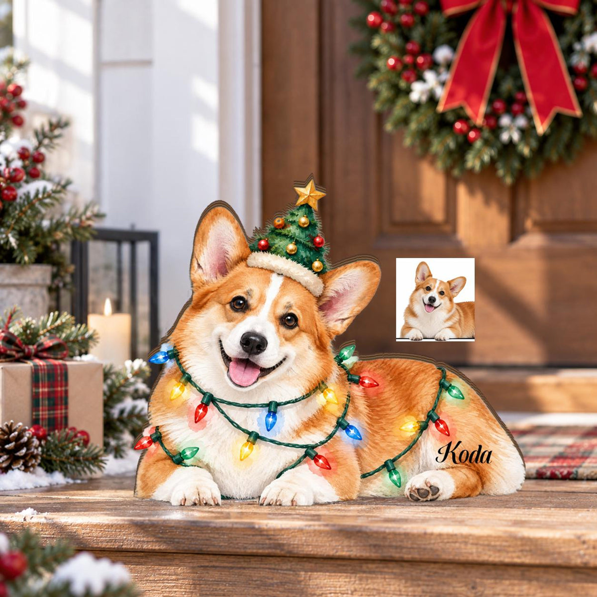 Personalized Christmas Dog Portrait Wooden Block, Custom Pet Photo Gift, Dog Christmas Gift, Dog Lover Gift, Dog Mom Gift, Christmas Decor a2cd9b6f-5c59-4d5f-aa44-70c20c6efd0d-5.jpg