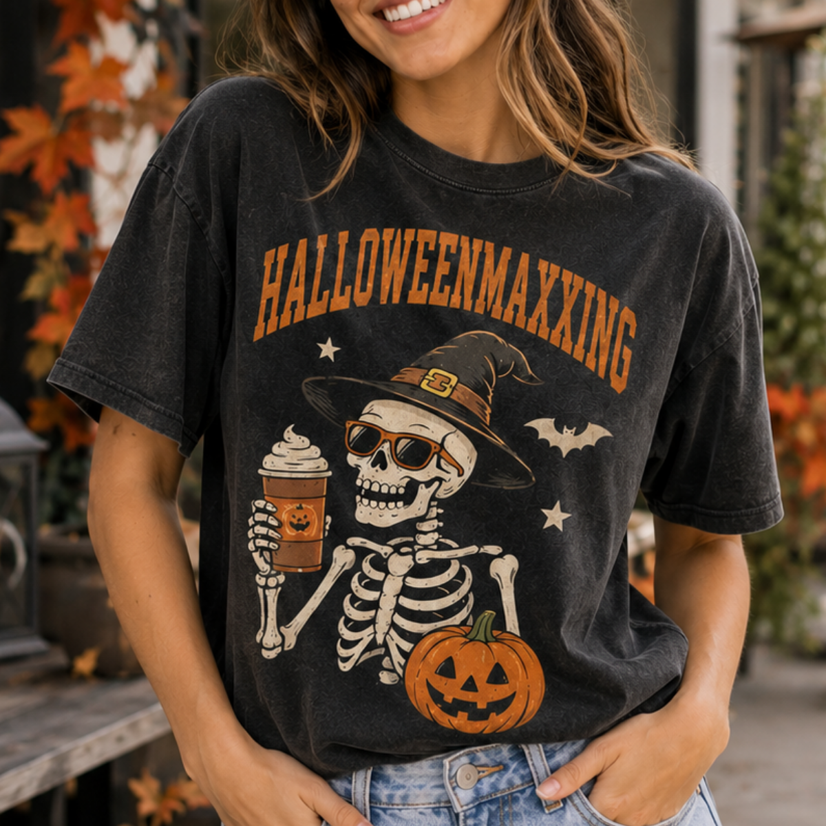 Snackmaxxing Napmaxxing Halloweenmaxxing Shirts, Funny Halloween Raccoon Ghost Skeleton Graphic Tee, Cute Vintage Spooky Season Oversized T-Shirt a2e17848-bfd7-402b-b14b-cb70eaf24fe2-4.png