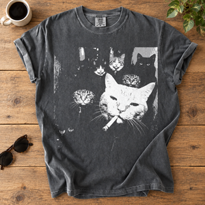Funny Gangster Cat Graphic Tee, Vintage Meme Cat Shirt, Edgy Cat Lover Gift, Funny Cat Mom & Cat Dad T-Shirt a2e2b843-43de-448d-b677-ad36e2d46e0b-h4.png
