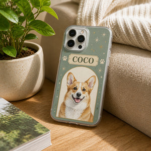 Custom Pet Portrait Phone Case with Name – Mid‑Century Arch Series - Personalized Phonecase a30daad5-c3e1-4c79-8cf1-8dcf1cb2e7f0.jpg