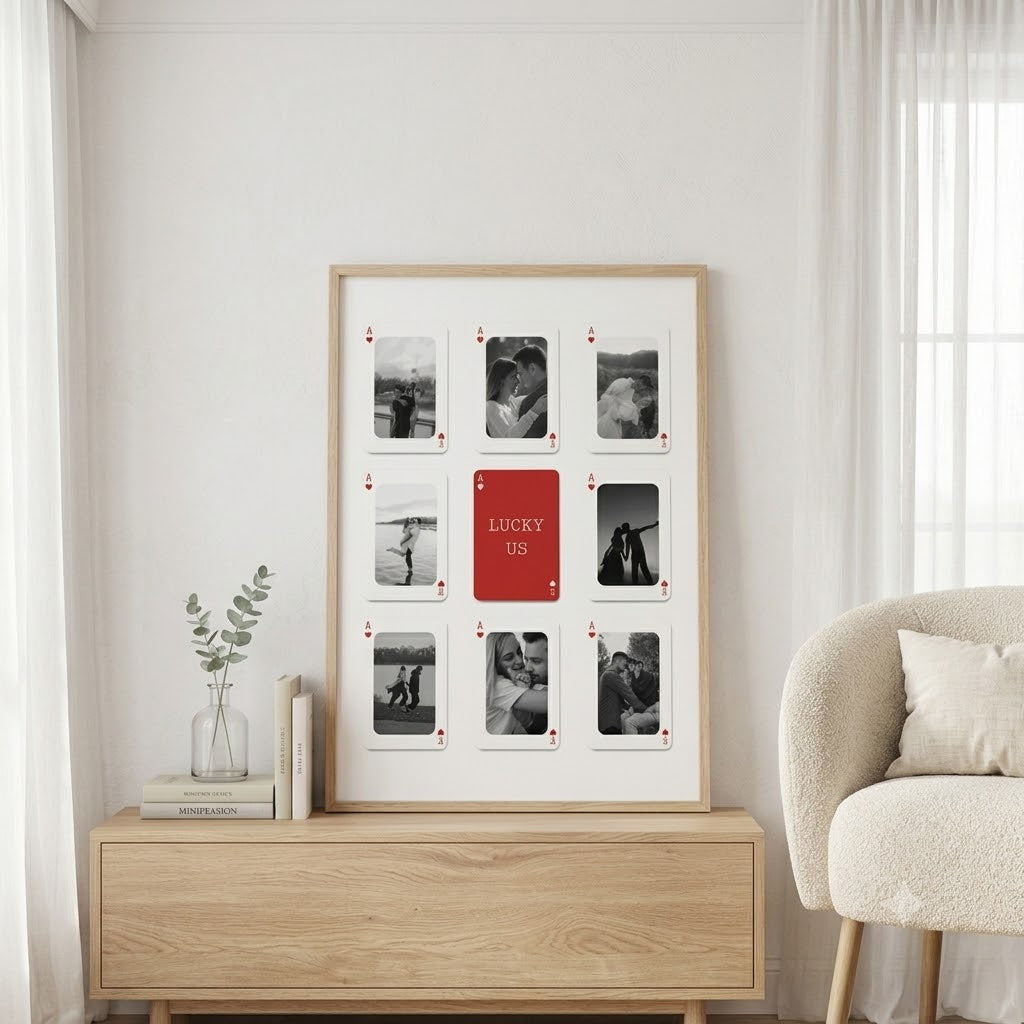 Personalized Playing Card Photo Collage Wall Art, Valentines, Boyfriend, Girlfriend & Couple Gift a319127c-4fd2-4f95-bd85-4c3dec23d760-07f11e47-9797-4880-9d60-838a3473e8c0.jfif