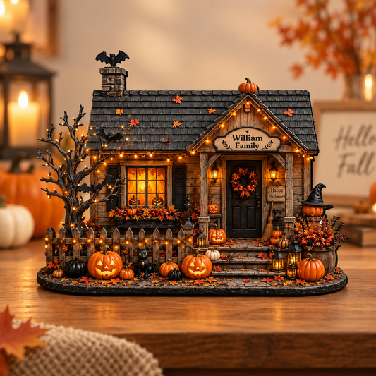 Personalized Halloween Wooden Plaque, Custom Family Pumpkin House Sign, 2 Layer Wooden Decor, Halloween Tabletop Gift, Fall Home Decor a3363ab6-9c5e-4d70-9b90-8a986042fef6-6e86f0cb-a699-4825-92f7-97a5721c73aa.png