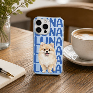 Custom Pet Portrait Name Phone Case - Personalized Phonecase a355162b-c3a3-4730-8e48-2c48434653af.jpg