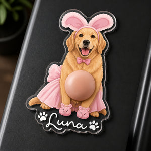 Custom Cartoon Pet Portrait Acrylic Fridge Magnet - Personalized Acrylic Refrigerator Magnet - Soft Rubber Belly a35b087f-7c64-4968-9ad7-4267d1b375d6.jpg