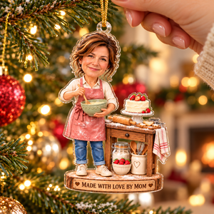 Personalized Baker Christmas Ornament – Custom Photo & Text, Mom Baking Ornament, Christmas Gift for Mom, Grandma & Baking Lovers a362fcfc-56cf-41d2-834f-04e97b14d2dc-Mom-s-Baking-Love-Christmas-Ornament-3.png