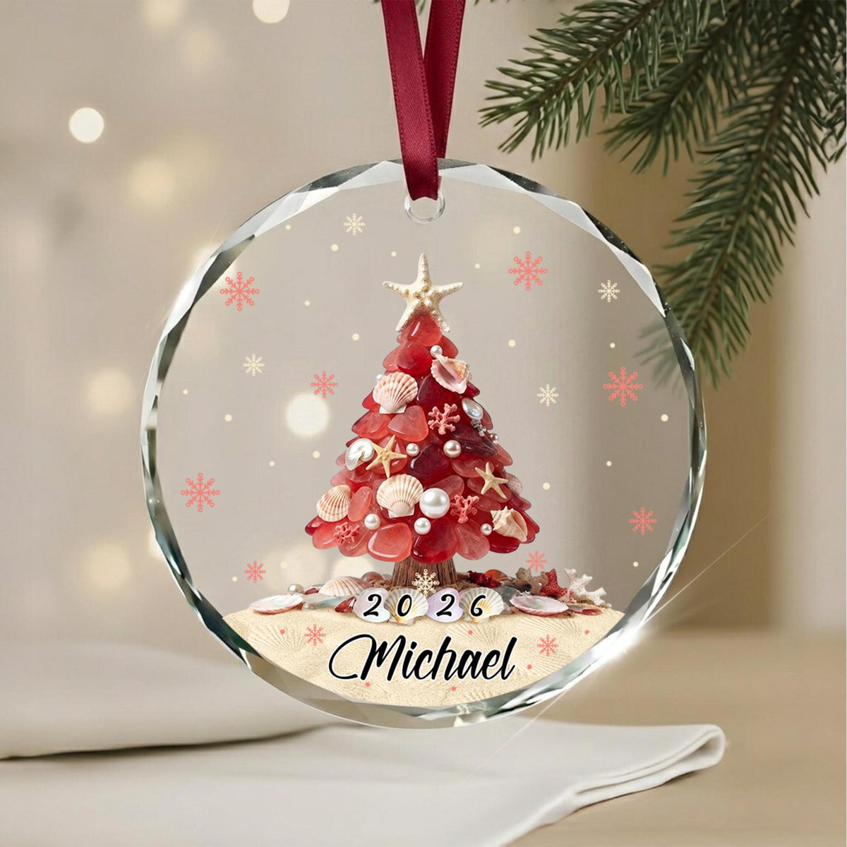 Personalized Christmas Tree Ornament 2026 – Custom Name Glass Ornament with Bow, Unique Holiday Gift for Her or Family a36500ee-909b-44d7-b1fe-4cbf3cae354e-6.jpg