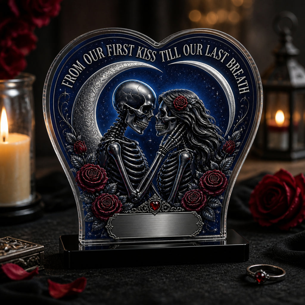From Our First Kiss Gothic Skeleton Lovers Heart Plaque – Personalized Names - Personalized Heart Shaped Acrylic Plaque a36c59fb-545e-4e66-9888-41afb6817ecf.jpg
