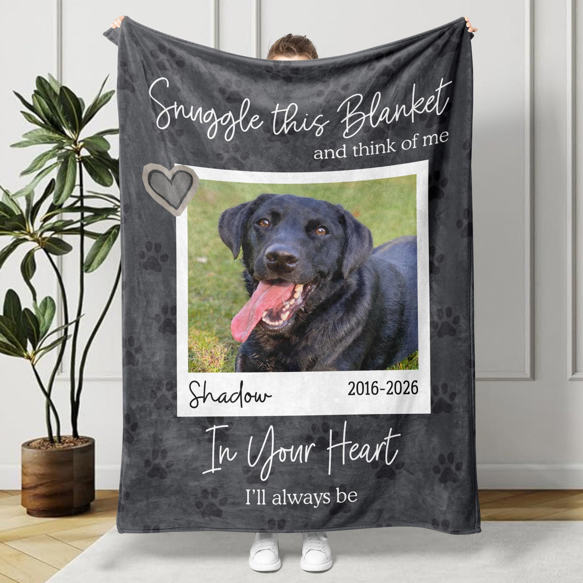 Personalized Dog Memorial Photo Blanket, Custom Pet Loss Keepsake, Pet Memory Gift, In Loving Memory Blanket a378f92f-407b-40f3-ad03-7fe9dbf3cae5-il_fullxfull.8441537167_cyjq.jpg