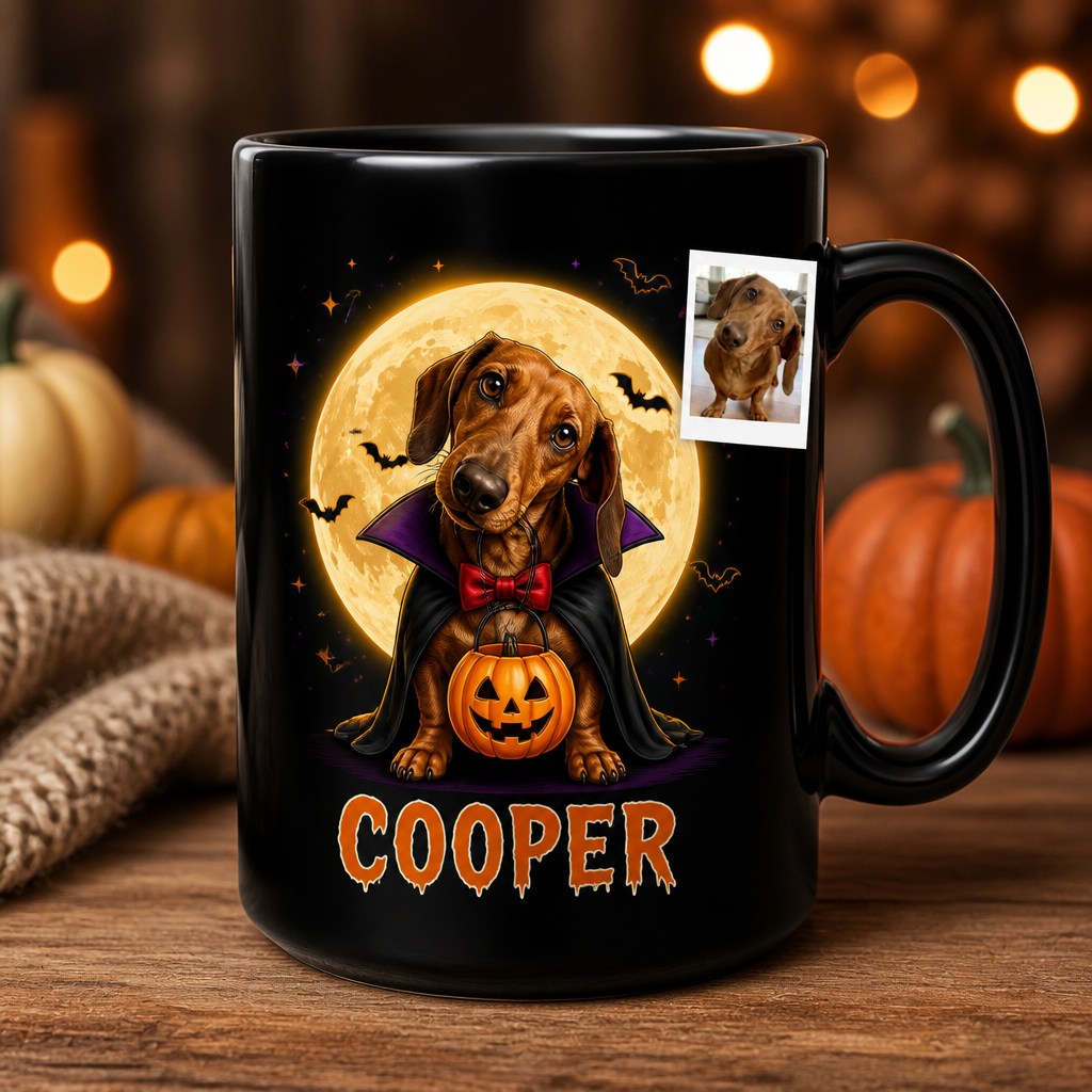 Halloween Pet Portrait Mug – Vampire Moon (Photo + Name) - Personalized Mug a37b40ff-a727-45af-b55c-d192cff9232f.png