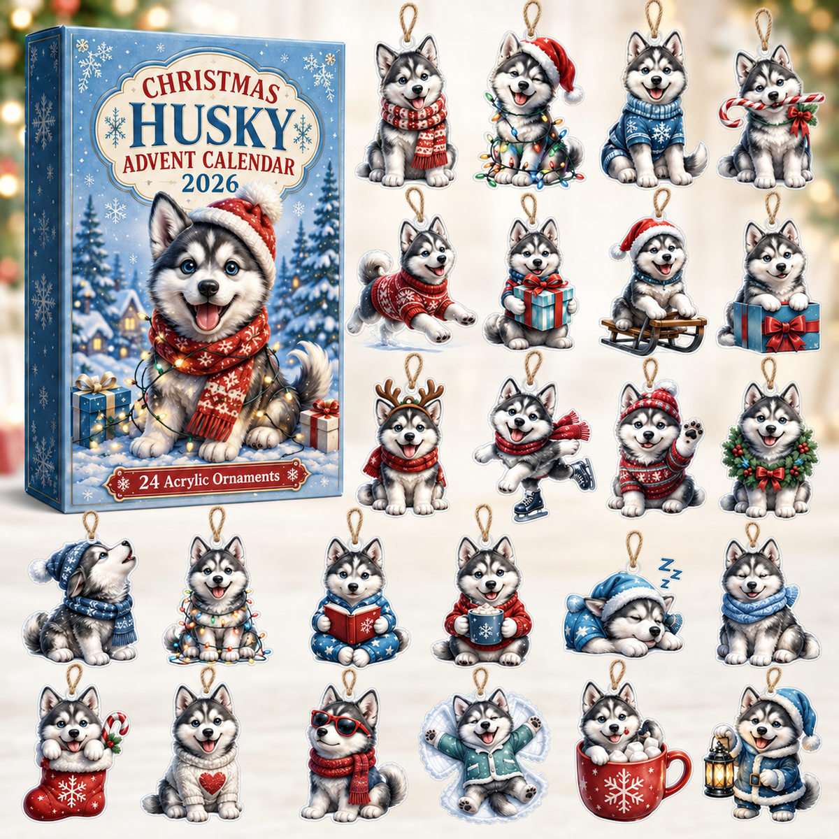 Christmas Husky Advent Calendar 2026 - 24-Day Festive Countdown, Acrylic Charms Blind Box - Gift For Husky Lovers a37e6ab9-fcbb-4d2a-88d8-9fd5718d7f85-christmas-husky-box-charms.png
