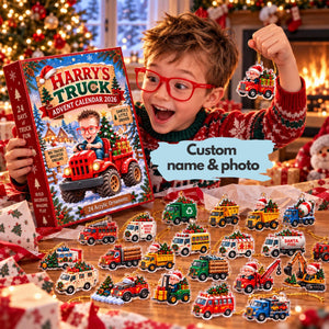 Personalized Truck Advent Calendar 2026, Custom Photo & Name, 24 Acrylic Truck Ornaments, Kids Christmas Countdown, Truck Lover Gift a384f33b-a15f-4121-9f5f-e6b37acb12e9-il_fullxfull.8627650667_fnd6.jpg
