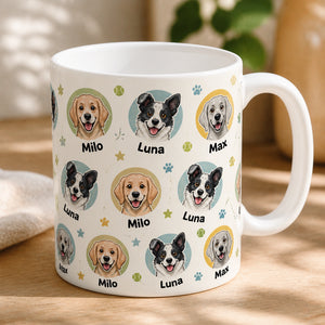 Custom Pet Portrait Pattern Mug — Upload 1–3 Pets with Names - Personalized Mug a38c6fba-a9ed-44dc-b633-3864e9eb8166.jpg
