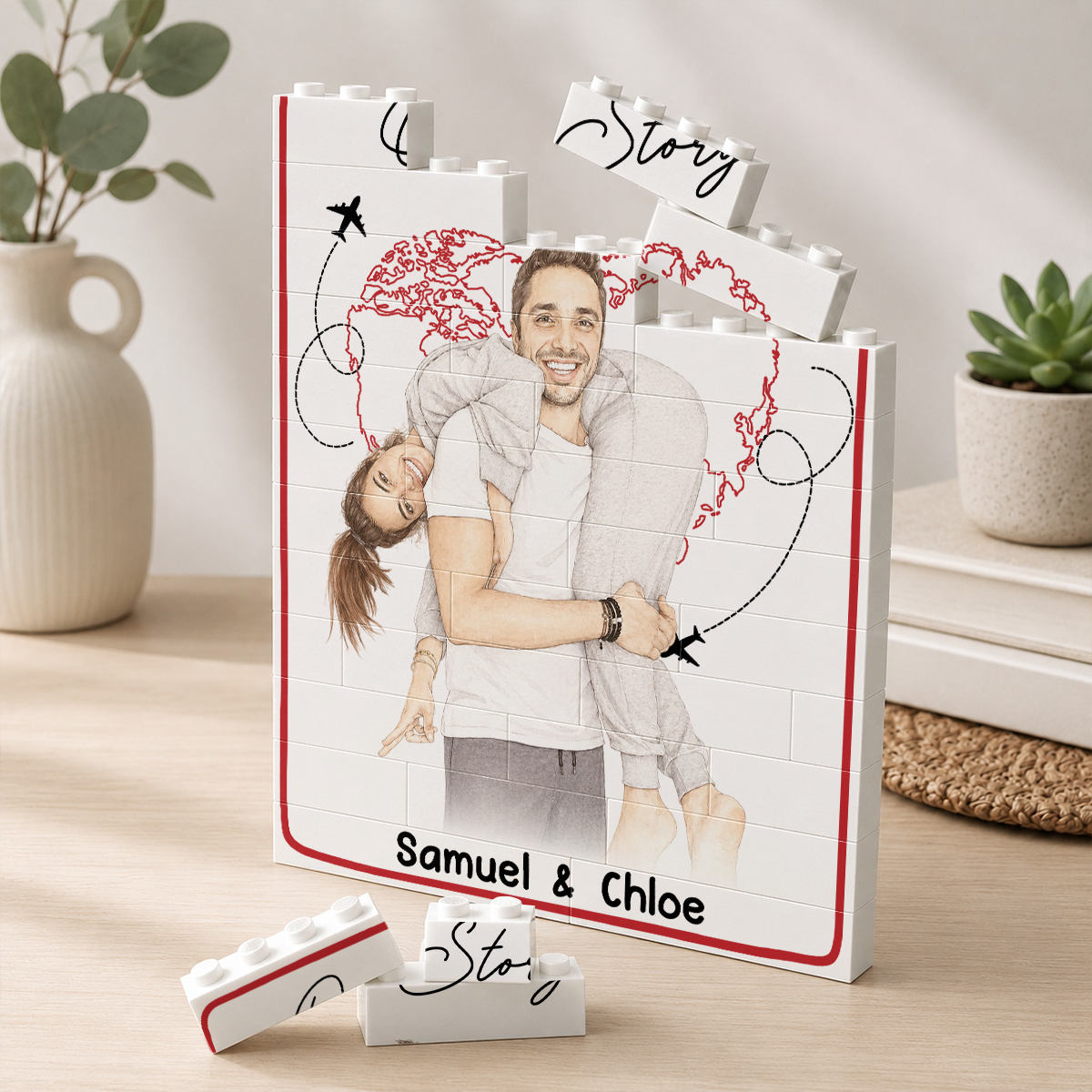 Anniversary Gifts Our Adventures - Personalized Building Brick Blocks a3a0ae1b-a0a2-42fe-8bc9-be0b2b50257e-MOCKUP-7.png