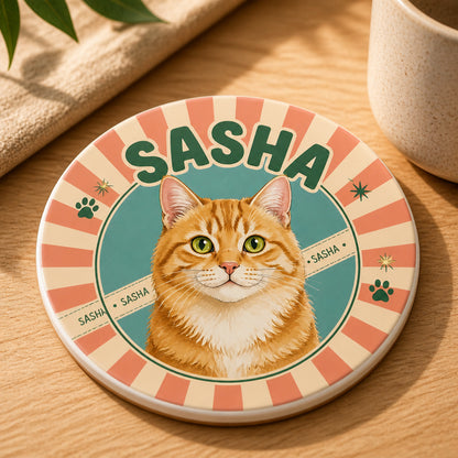 Custom Pet Portrait Coaster — Photo to Art with Name - Personalized Custom Ceramic Coasters a3a20d98-cb09-4eee-9e6a-20b852908e4e.jpg