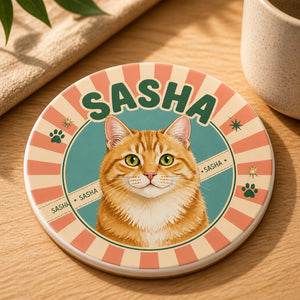 Custom Pet Portrait Coaster — Photo to Art with Name - Personalized Custom Ceramic Coasters a3a20d98-cb09-4eee-9e6a-20b852908e4e.jpg
