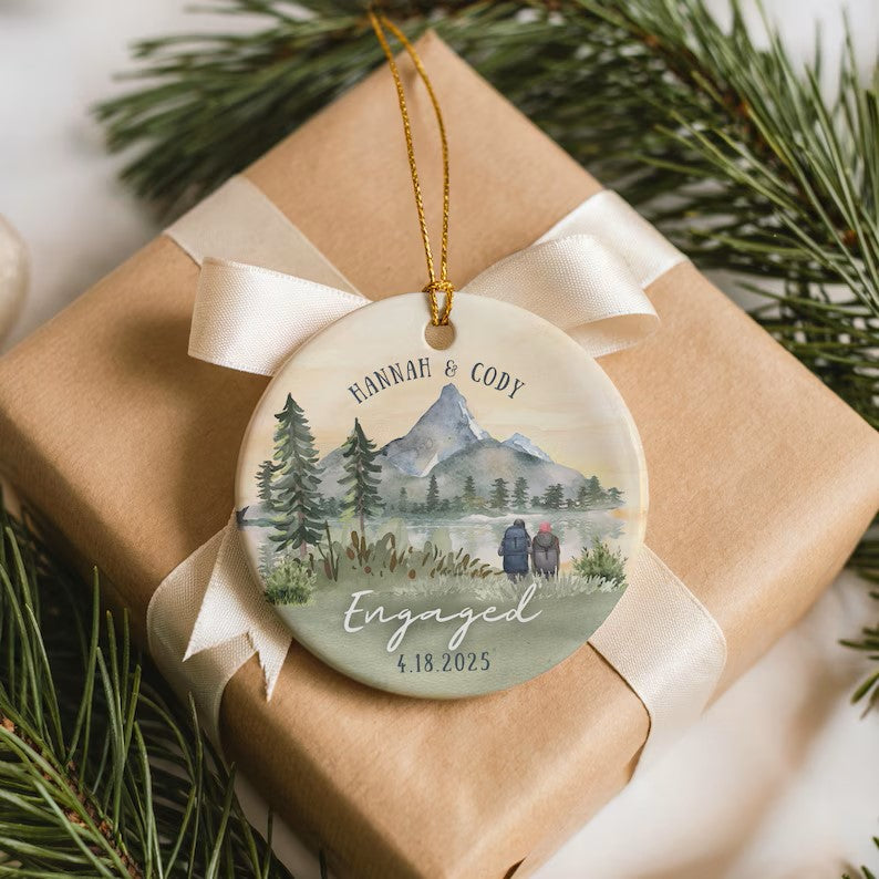 Personalized Engagement Ornament Gift: Custom Engaged Ornament, Names Date, Mountain Engagement Ornament Engaged Couple Keepsake a3bf743c-f13f-44d7-b2e8-6d486989e118-fdhfgjhlj-po-.jpg