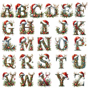 Personalized Monogram Keepsake Ornament 2026 – Custom Initial Name Decor, Family Memory Gift, Holiday & Yearly Ornament a3d564be-2cb0-42d2-8429-ef67f1f684ab-alphabet.jpg