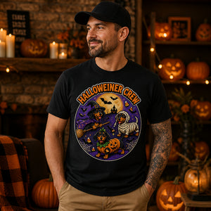 Halloweiner Crew Dachshund Tee - T-shirt a3dafa78-4d78-421d-a7c3-1bdb966ff881.jpg
