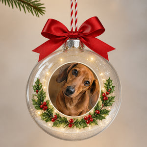 Custom Pet Photo Bauble Ornament – Holly Snow Glow - Personalized Bauble Ornament a3db2439-8fd5-48e2-b931-11a750c8a71d.jpg