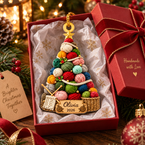 Personalized 2D Flat Knitting Wool Christmas Ornament, Crochet Ornament, Crochet Lover Gift for Mom, Grandma Christmas Gift, Yarn Lover a40be412-5397-40b3-b902-37303c3540f3-fdder-3-.png